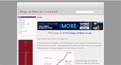 Desktop Screenshot of king-arthur.co.uk