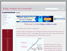 Tablet Screenshot of king-arthur.co.uk